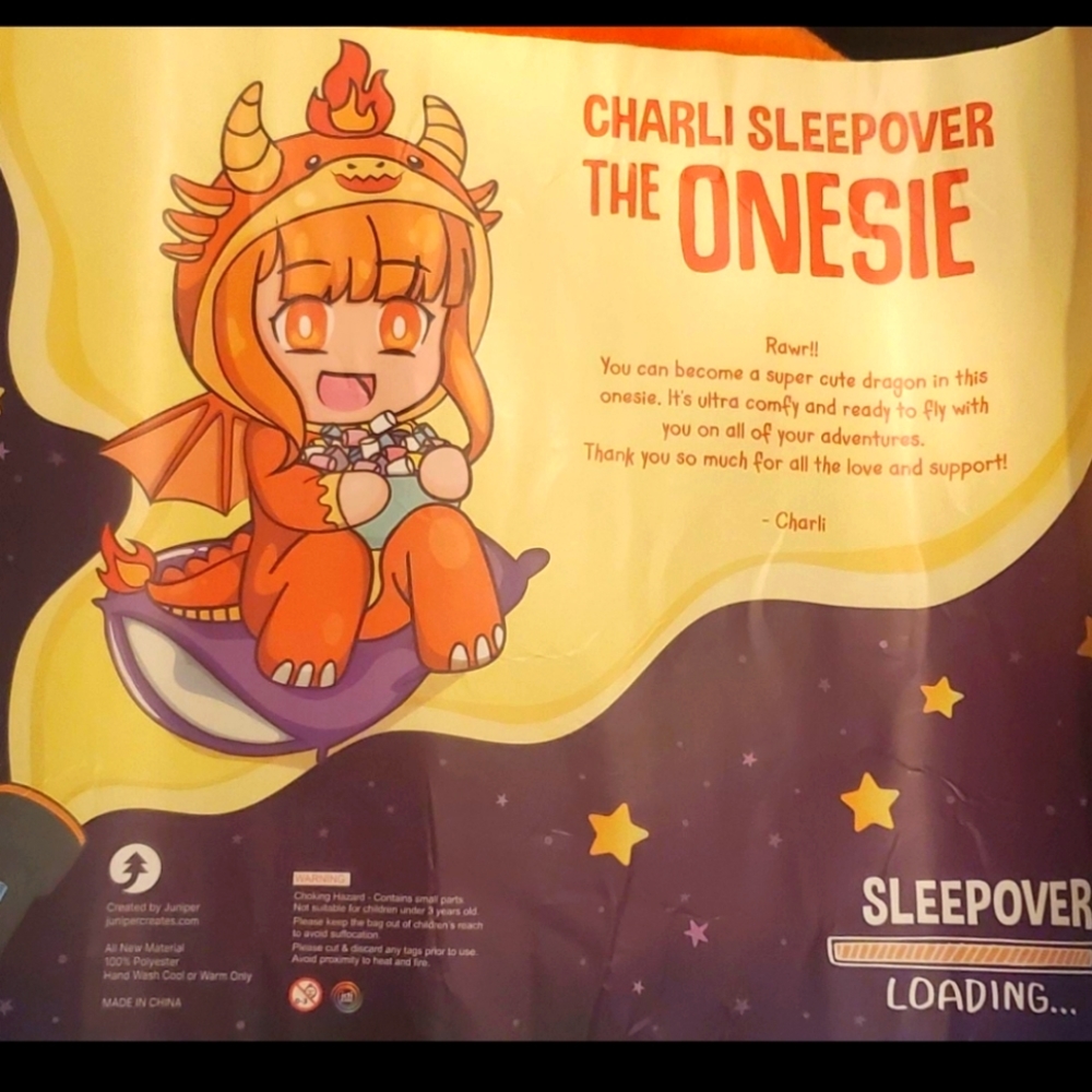 ♡INQUISITORMASTER♡ "CHARLI SLEEPOVER" THE ONESIE *RARE/SOLD OUT/SHELVED*
